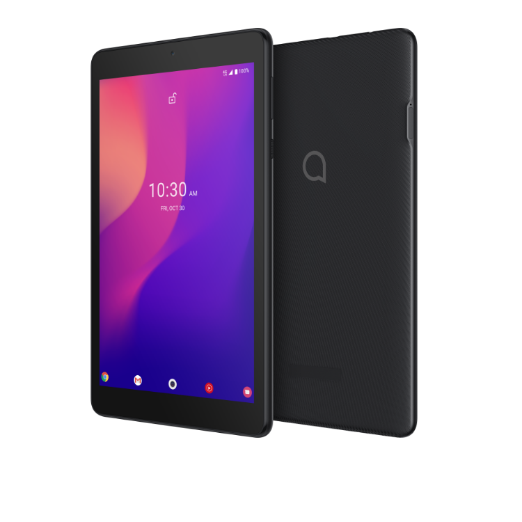 Front view of the Joy Tab 2 showing off its colorful screen.