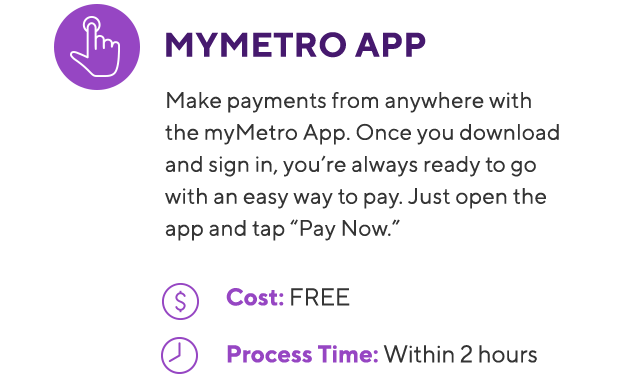 Metro Bill Payment Options Online Free More Metro By T Mobile