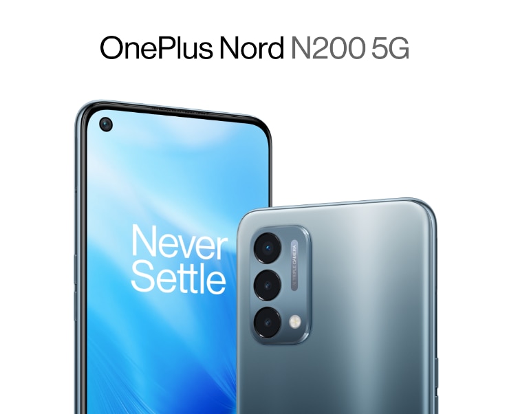 OnePlus Nord N200 | 5G T-mobile versión estadounidense desbloqueada |  Pantalla Full HD de 6.49 pulgadas + LCD | Pantalla suave de 90 Hz | Batería